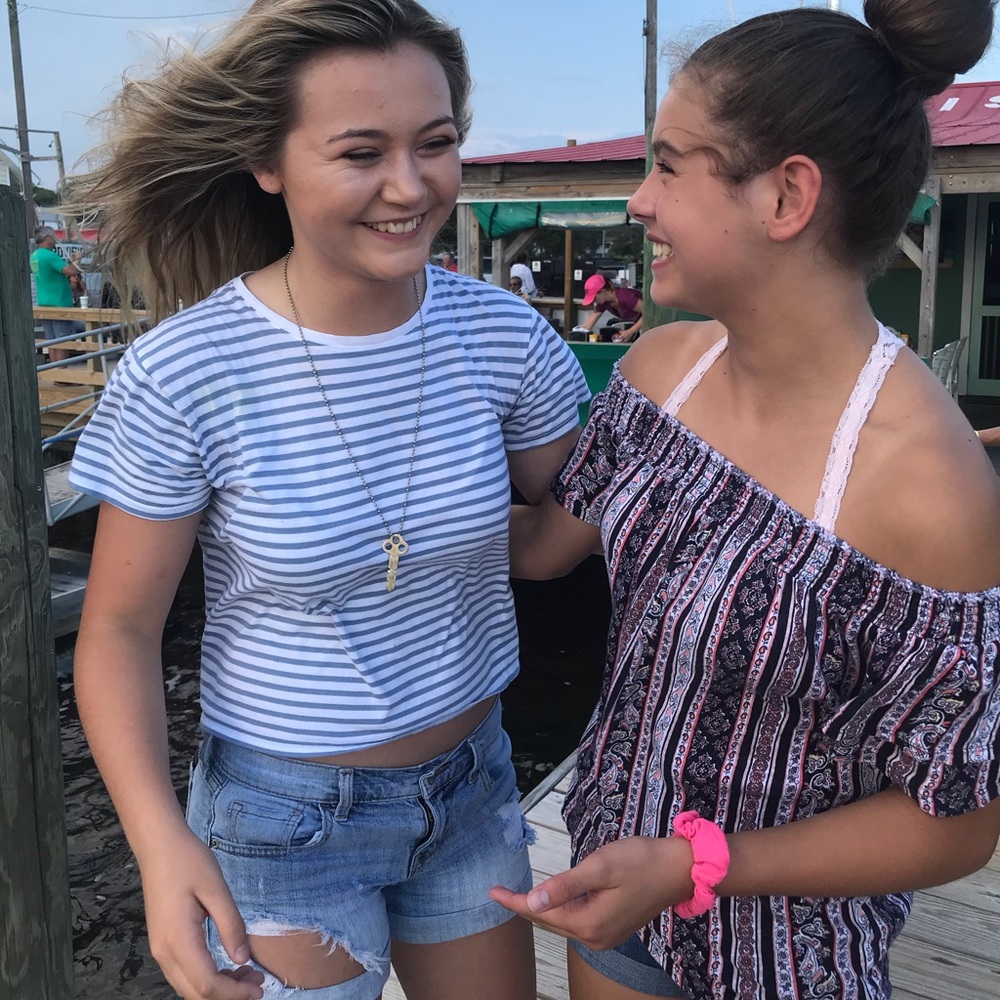Off the shoulder blouse